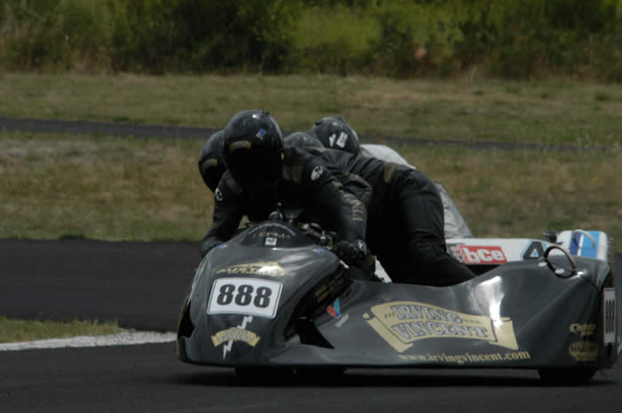 Sidecar Competitors in SA Historic Championships - Photo Rob Lewis