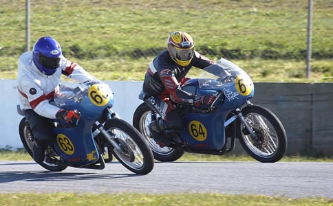 Bryon and Adam Burnett Honda CB 450’s